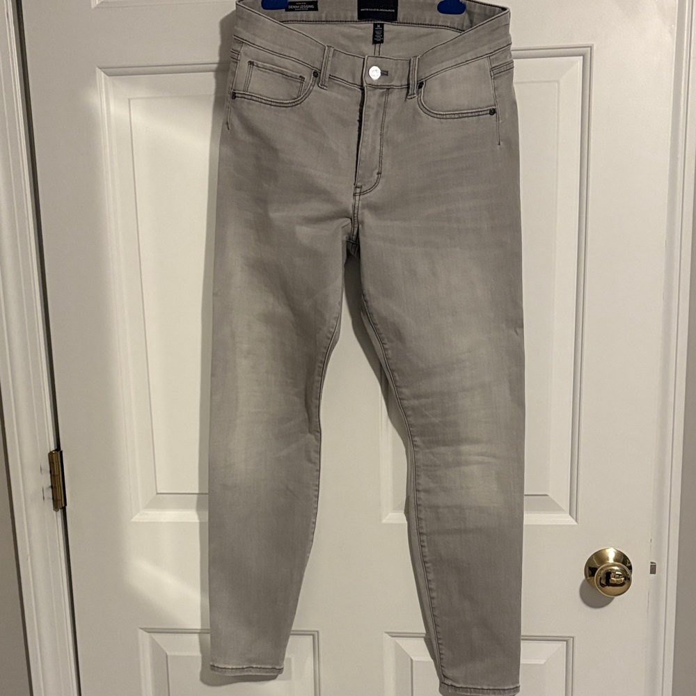 WHBM Gray denim leggings